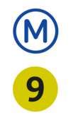 Accès Metro Ligne 9 RATP
