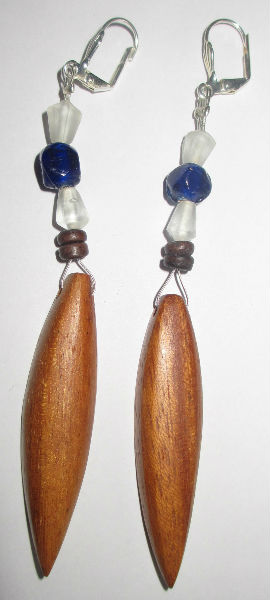 Boucle d`oreille Plume